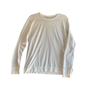 Lululemon Athletica Swiftly Tech Long Sleeves Shirt Top Cream Minimalist